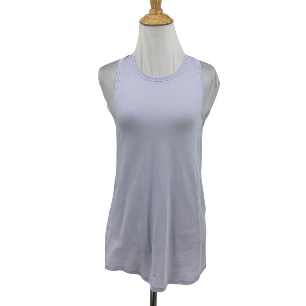 Lululemon Tank Top Womens 6/8 Graphite All Tied Up Sleeveless Open Back Yoga Gym
